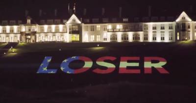 Donald Trump branded 'loser' in spectacular YMCA light show at Scots golf course - www.dailyrecord.co.uk - Scotland