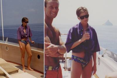 Princess Diana flashes a cheeky grin in rare bikini photos - nypost.com - Italy