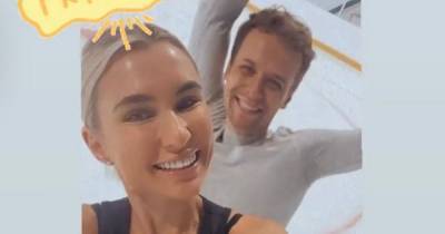 Billie Faiers wows in impressive behind-the-scenes footage from her Dancing On Ice training - www.ok.co.uk