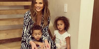 John Legend Shared a Sweet Family Photo of Chrissy Teigen, Luna, and Miles - www.marieclaire.com