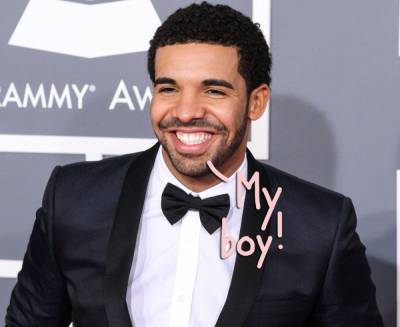 Drake Posts Adorable, Rare Pic Cuddling 3-Year-Old Son Adonis -- Look At These Two! - perezhilton.com