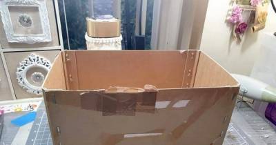 Mum transforms cardboard box into expensive looking bathroom caddy for just £5 - www.manchestereveningnews.co.uk