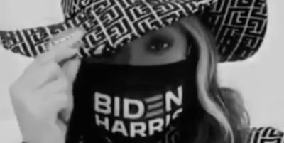 Beyoncé Officially Endorses a Biden-Harris Presidential Ticket in Head-to-Toe Balmain - www.harpersbazaar.com - California - county Harris - Indiana
