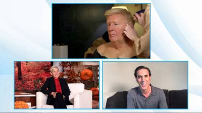 Sacha Baron Cohen Talks To Ellen About Going Undercover As Donald Trump In ‘Borat 2’ - etcanada.com