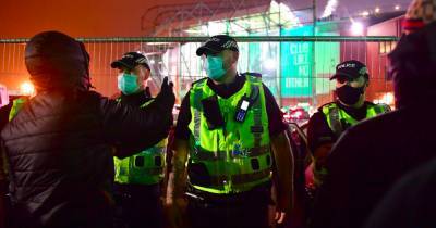 Two police officers injured after angry clashes outside Celtic Park - www.dailyrecord.co.uk - Scotland - county Ross
