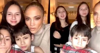 VIDEO: Jennifer Lopez adorably dances to BTS' song Dynamite with her twins and Alex Rodriguez's daughters - www.pinkvilla.com