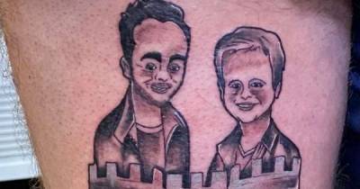 Superfan gets I'm a Celebrity tattoo complete with portrait of Ant and Dec - www.msn.com