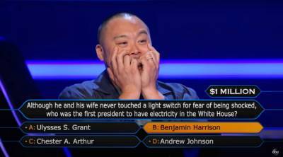 ‘Ugly Delicious’ Chef David Chang Becomes First Celeb To Win $1 Million On ‘Who Wants To Be A Millionaire’ - etcanada.com