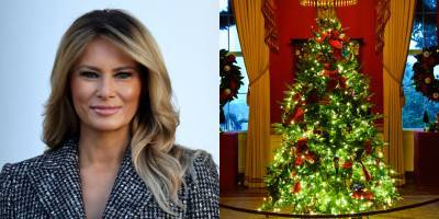 Melania Trump Unveils White House Christmas Decorations & Immediately Faces Backlash Over Her Past Comments - www.justjared.com
