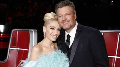 Gwen Stefani and Blake Shelton Have a Belated First Thanksgiving After Getting Engaged - www.etonline.com