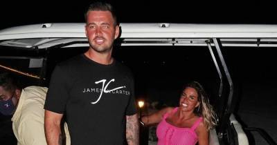 Katie Price and boyfriend Carl Woods show off their tans and bright teeth during Maldives holiday - www.ok.co.uk - Maldives - Turkey