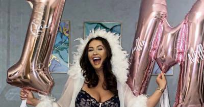 Charlotte Dawson flaunts blossoming baby bump and dances in mis-matched lingerie in hilarious clip - www.ok.co.uk - county Dawson