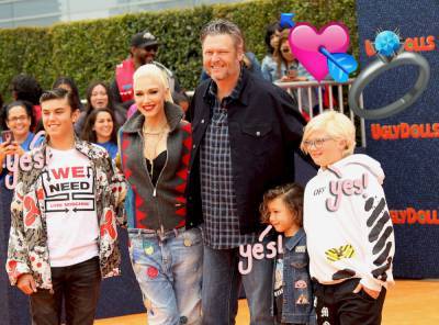 Blake Shelton Asked Gwen Stefani's Sons For 'Permission' To Propose -- Aww!! - perezhilton.com - city Kingston