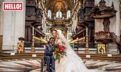 Ade Adepitan and Linda Harrison's gorgeous wedding at St Paul's Cathedral - a look back - hellomagazine.com - Scotland - Nigeria - county Harrison
