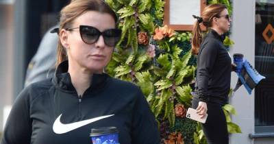 Coleen Rooney wears workout gear as she goes for morning coffee run - www.msn.com