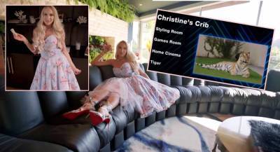 WTF?! Selling Sunset's Christine Quinn Has A Tiger At Her LA Home... For Security! - perezhilton.com