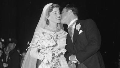 Eunice Kennedy Shriver Wears Her Grandmother's Stunning Wedding Gown 67 Years Later - www.etonline.com - France