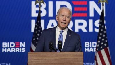 Joe Biden Urges Unity in Speech as His Lead Grows in Presidential Race - www.etonline.com - USA - Pennsylvania - state Delaware