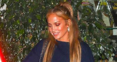 Jennifer Lopez Enjoys Dinner with a Friend on Friday Night in WeHo - www.justjared.com