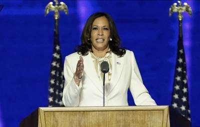 Kamala Harris pays tribute to women who “paved the way” in history-making victory speech - www.nme.com - USA - county Harris - state Delaware - city Wilmington