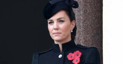 Kate Middleton stuns in black outfit as she attends scaled-down Remembrance Day ceremony alongside the Queen - www.ok.co.uk
