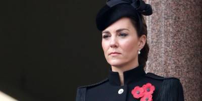Kate Middleton Makes a Surprise Appearance at the Remembrance Day Service in London - www.harpersbazaar.com - London