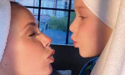 Victoria Beckham unveils daughter Harper's impressive makeup skills - hellomagazine.com