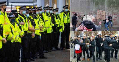 What police say about yesterday's huge 'anti lockdown' protest in Manchester city centre - www.manchestereveningnews.co.uk - Manchester