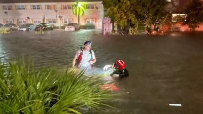 Tropical Storm Eta floods South Florida, man in critical condition after driving into canal - www.foxnews.com - Miami - Florida