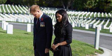 Meghan Markle Wore a Custom Brandon Maxwell Coat for Remembrance Sunday in L.A. - www.harpersbazaar.com - Britain - Los Angeles - USA