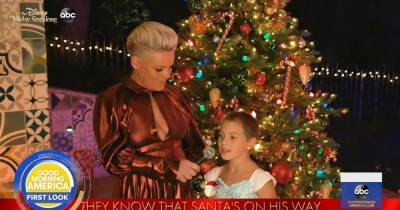 Pink’s 9-Year-Old Daughter Willow Reveals Her Amazing Voice on Disney’s ‘Holiday Singalong’ - www.usmagazine.com - Santa