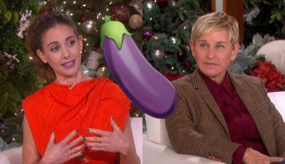 Alison Brie Accidentally Showed Ellen DeGeneres A D**k Pic The First Time They Met! - perezhilton.com