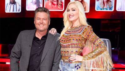 Blake Shelton Proudly Calls Gwen Stefani His ‘Fiancée’ On ‘The Voice’ As She Shows Off Her Massive Ring - hollywoodlife.com
