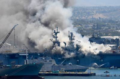 Navy will decommission warship damaged in suspected arson - www.foxnews.com - county San Diego