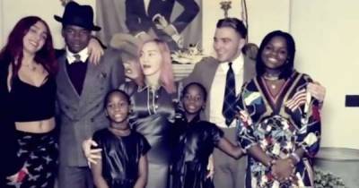 Madonna pictured with all 6 of her children in rare post - www.msn.com - USA