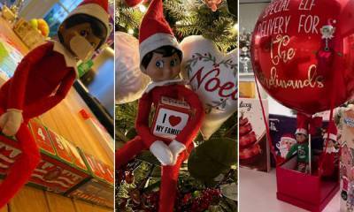 Celebrity homes overrun by Elf on the Shelf scenes: Rochelle Humes, Victoria Beckham, Kate Ferdinand and more - hellomagazine.com