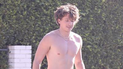 Charlie Puth Looks Incredibly Fit While Shirtless Leaving A Private Gym In LA — See Pics - hollywoodlife.com - Santa Monica