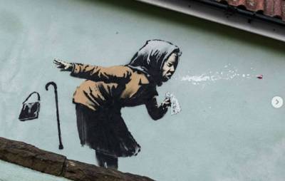 Banksy artwork featuring a woman sneezing emerges in Bristol - www.nme.com - county Bristol