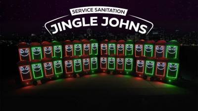 Portable toilet company stages holiday light show with singing johns - www.foxnews.com - Indiana