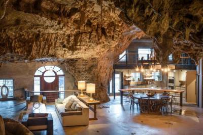 Curious Cribs: Rock Out in Style at This Cave Vacation Rental - variety.com - state Arkansas - county Ozark