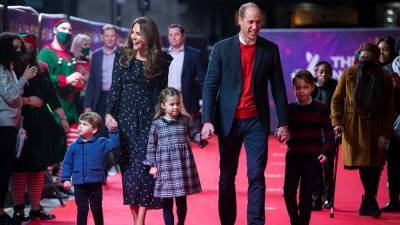 Royal kids George, Charlotte, Louis make red carpet debut with Prince William, Kate Middleton at show - www.foxnews.com - Britain - Charlotte