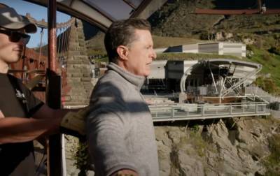 Stephen Colbert Recalls Bungee Jump In 2019 Visit To New Zealand: ‘A Magical Land Where Hugs Still Happen’ - etcanada.com - New Zealand