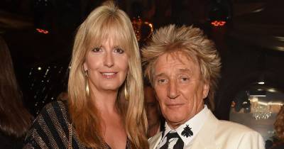 Rod Stewart jokes there's 'no room' for wife Penny Lancaster in bed in cheeky topless snap - www.dailyrecord.co.uk - county Lancaster