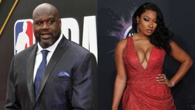 Shaquille O’Neal, 48, Shoots His Shot With Megan Thee Stallion, 25, His Son Approves — Watch - hollywoodlife.com