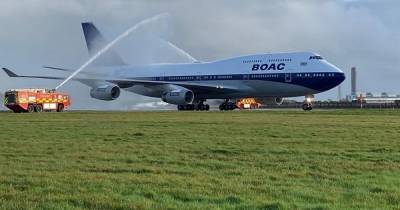 Last ever British Airways 747 makes final journey before retiring in Wales - www.manchestereveningnews.co.uk - Britain