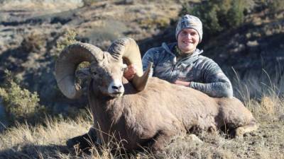 North Dakota hunter scores possible state record his first time going after bighorn ram - www.foxnews.com - state North Dakota