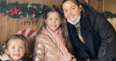 Inside Jacqueline Jossa's adorable festive family day out with gingerbread making and meeting Santa - www.ok.co.uk - Santa