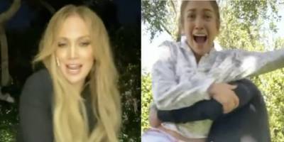 J.Lo Dances in Sleek Leather Pants and Comfy Pajamas to Launch TikTok Challenge - www.marieclaire.com
