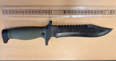 Knife with seven-inch blade found in man's waistband after he ran from police - www.manchestereveningnews.co.uk - Manchester