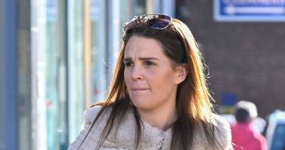 Danielle Lloyd seen with bottles of Poundland lube after putting baby plans on hold - www.ok.co.uk